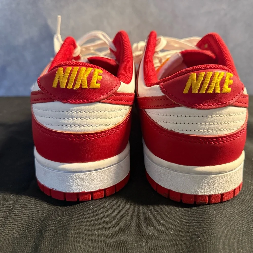 🏀 Nike Dunk Low Red &‎ White